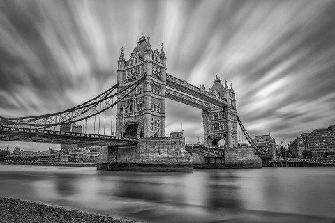 LondonTower Bridge River Thames Long Exposure