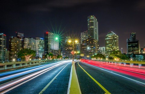 Brickell-Key-Miami-downtown-night-cityscape