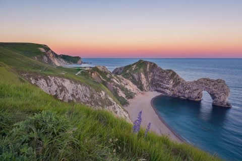 landscape-durdle-dor-dorset-sunset