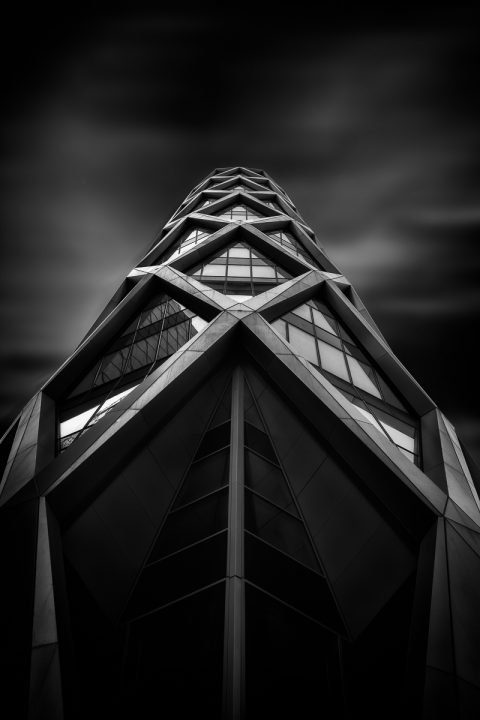 antonyz long exposure architecture black and white modern office building