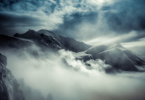 antonyz long exposure landscape mountains clouds storm alps france
