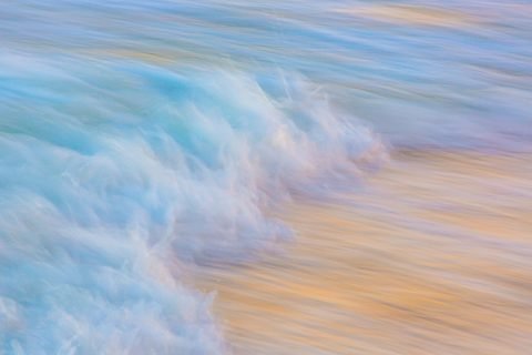 antonyz long exposure landscape tranquil ocean scene shoreline water receding waves blur